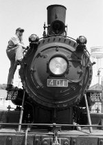 Southern Railway 401 at the Monticello Railway Museum